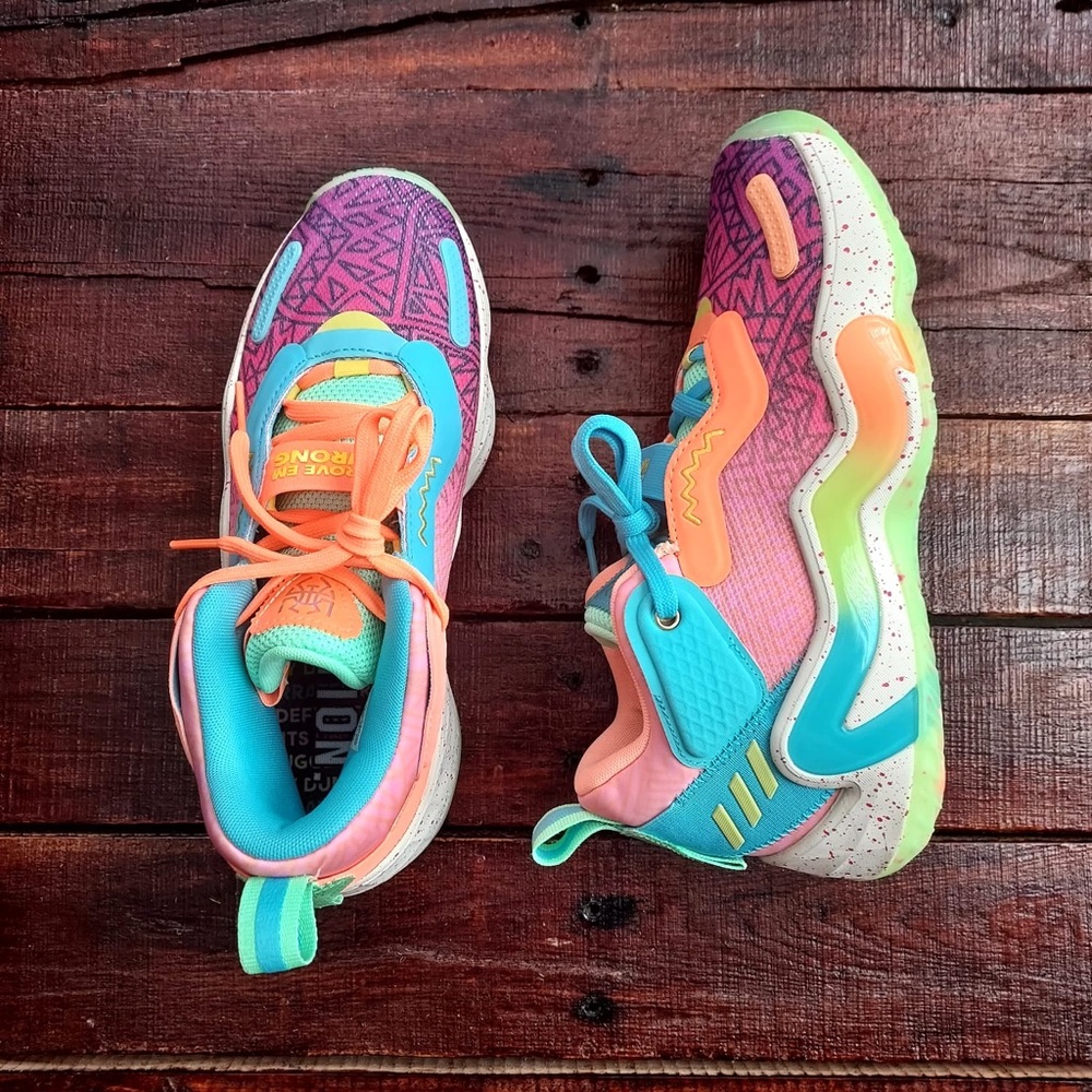 Adidas SM D.O.N Issue 3 J Rare Basketball Sneakers Women’s Size 7.5 Men’s Size 6 - Picture 3 of 8